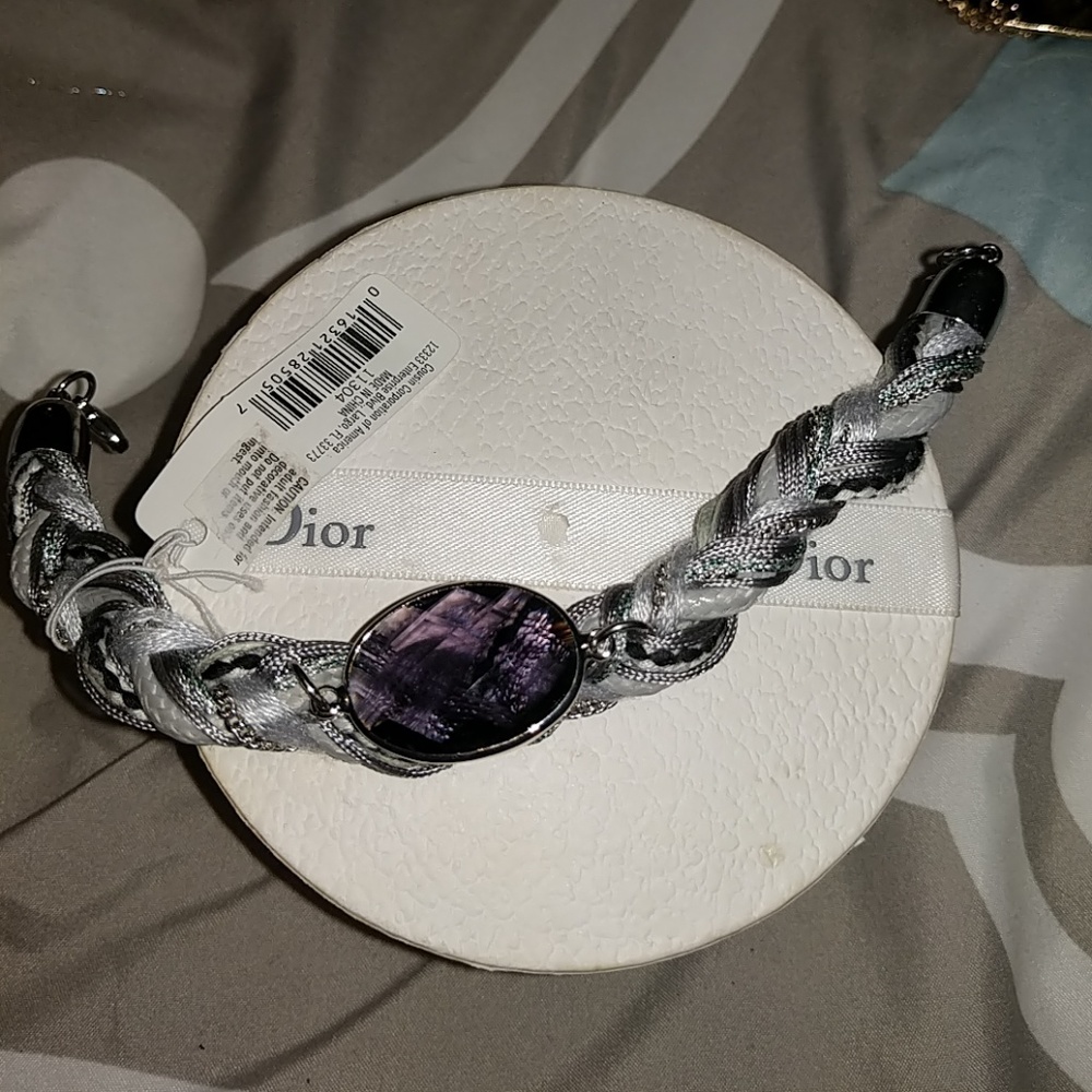 Purple stone bracelet